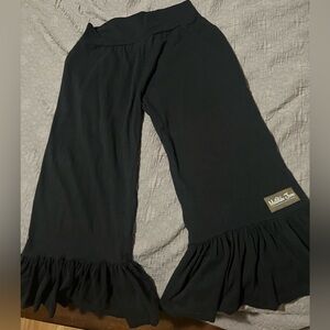 Matilda Jane Women’s Black Ruffle pants